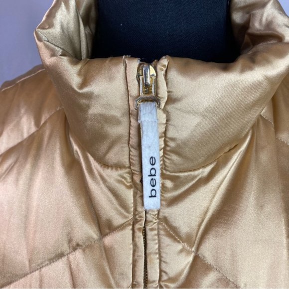 Vintage 00's Gold BeBe Puffer Vest - Picture 5 of 8